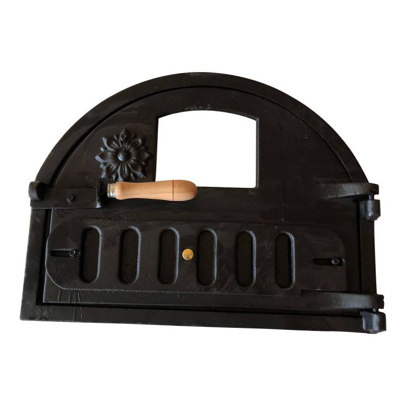 Puerta de Hierro Fundido Especial Horno Leña