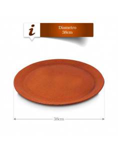 Plato Barro Refractario especial pizza 38 cm