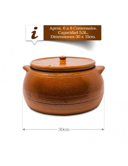 Lote de Asadores cazuela y puchero de Barro