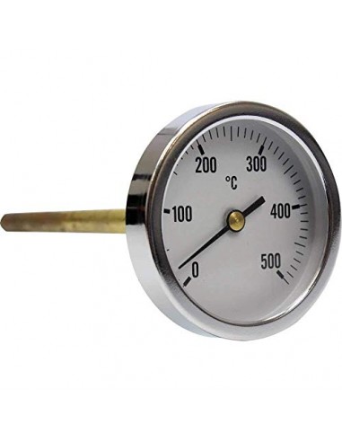 Pirometro 200 mm 500ºC para horno de leña