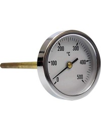 Pirometro 400 mm 500º C para horno de leña