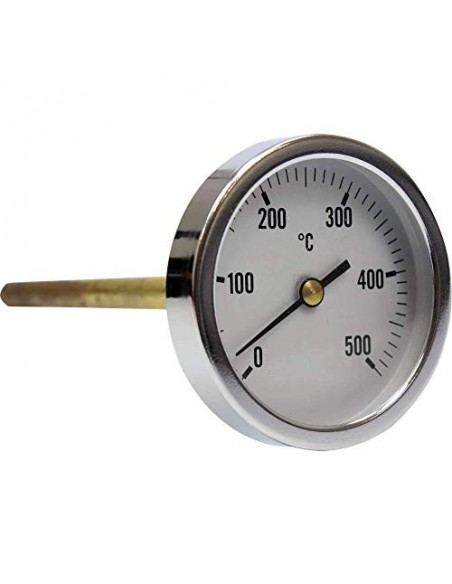 Pirometro 500 mm 500ºC para horno de leña