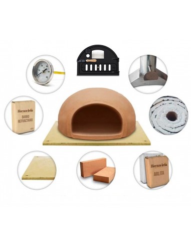 KIT para horno de leña completo con todos los materiales