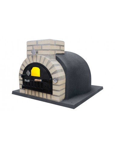 Horno de Leña embocadura blanca caolín