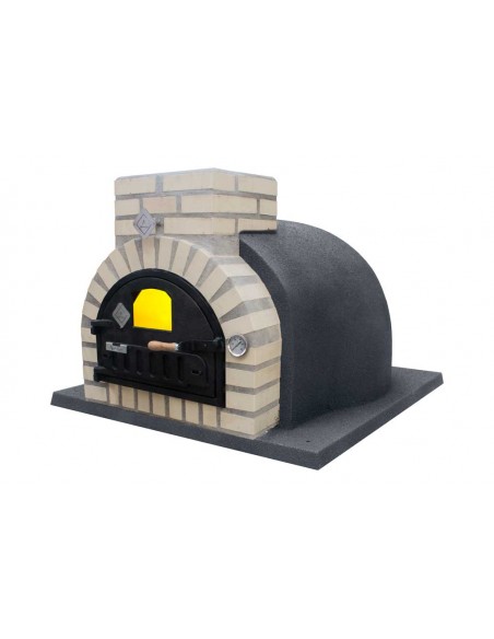 Horno de Leña embocadura blanca caolín