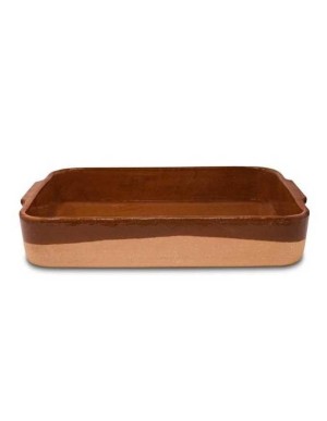 Asador rectangular de Barro refractario