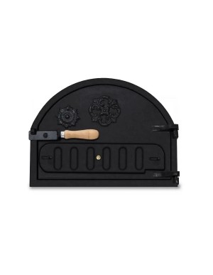 Puerta de Hierro Fundido Especial Horno Leña