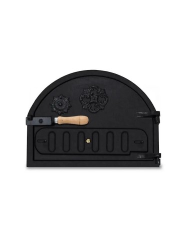Puerta de Hierro Fundido Especial Horno Leña