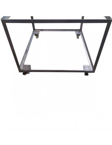 Carro con ruedas en acero inoxidable para horno