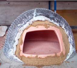 Foto con el montaje del aislante