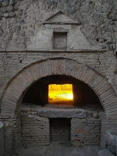Fotografia de un horno romano