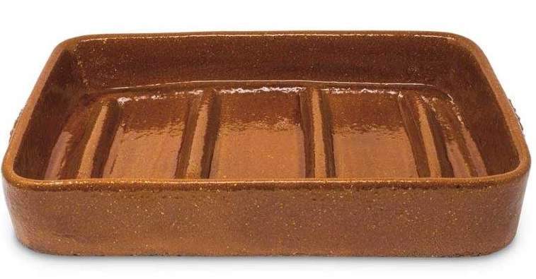 Asador rectangular para asar cochinillo