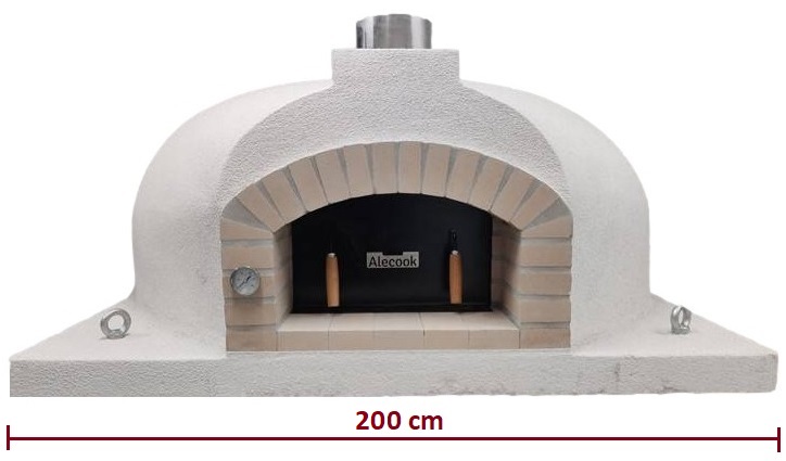 Hornos de le&ntilde;a para pizzeria con enlace a modelo chef 200